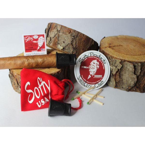 Softy Rubber Cigar Holder Mouthpiece tip (54 to 64 Ring Size)