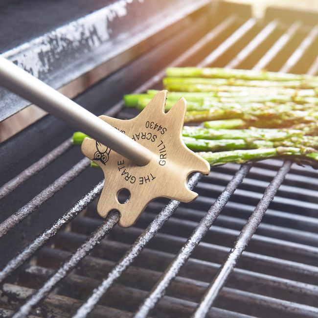 The Grate Grill Scraper - Stainless Steel BBQ Grill Tool - S4480