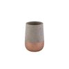 Axentia Concrete Toothbrush Holder, Grey, Rose Gold