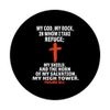Bible Verses Scripture Psalms 18:2 PopSockets Adhesive PopGrip