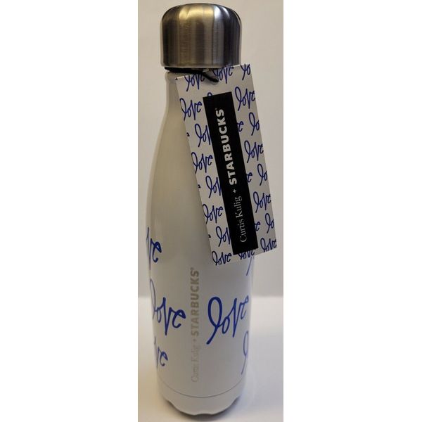 Starbucks Swell 17 Oz Water Bottle Curtis Kulig- Blue Love- 2018 Collection