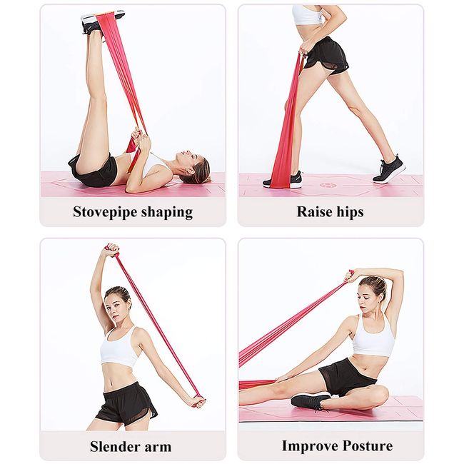 Elastic exercise straps hot sale