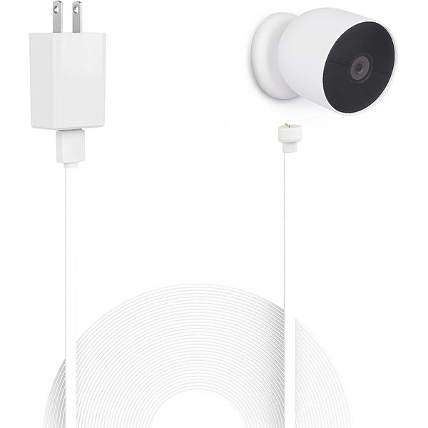 Power Cable Compatible with Nest Cam (Battery) ,32.8 Ft/10M Weatherproof