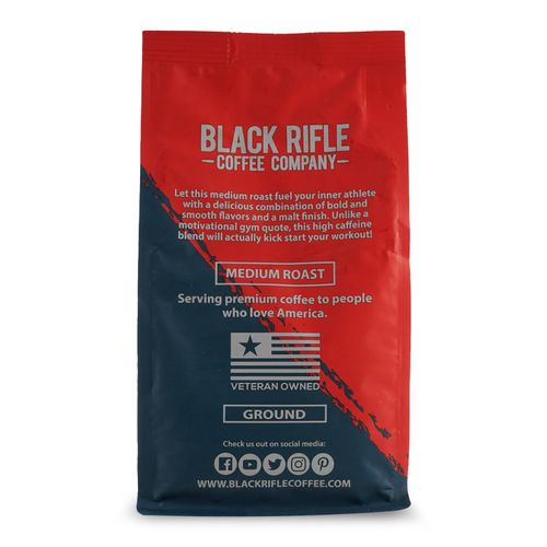 Black Rifle Coffee Company Fit Fuel, Medium Roast Ground Coffee, 12 OZ Bag