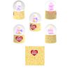Care Bears Funshine Bear Mini Light-Up Snow Globe | 3 Inches Tall