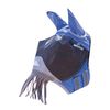 Deluxe Fly Mask with Nose Fringe (Extra Full, Green)