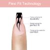 Coffin False Nails Pink False Nails Coffin Medium Length Acrylic Ballerina Press on Nails Full Cover Stick on Nails 24pcs With Nails Sticker and Nail Glue,HJ-T09 (HJ-T09-03)