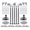 Weld On Parallel 4 Link Suspension Kit for Classic Car Air Ride Bars Set