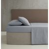 Catherine Lansfield Easy Iron Percale Combed King Flat Sheet Grey