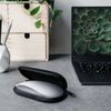 kwmobile Neoprene Case Compatible with Apple Magic Mouse 1/2 - Case Bag - Don't Touch My Mouse White/Black