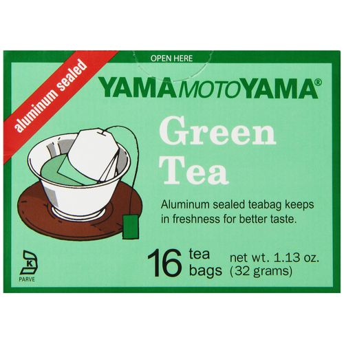 Yamamotoyama Green Tea Bags, 1.13-Ounce (Pack of 6)
