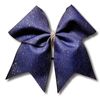 Cheer Bows Navy Glitter Bling Sparkle Hair Bow