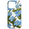 Forget-Me-Nots Abstract Floral Design Case for iPhone 15 Pro Max