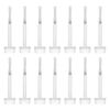 Beaupretty 200pcs Nail Polish Replacement Brush Gel Liquid Brushes Dipping Powder Brush for DIY Nail Art Home Salon