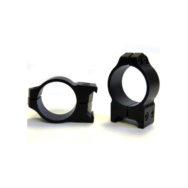 WARNE 14BM CZ 550 Permanently Attached Scope Rings, Solid Steel, Vertically Split, 30 mm, Med Matte