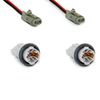 2x Socket & Connector Bulb side Light Pigtail for Universal Auto Van Car Truck T10