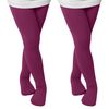 OCERA Pack of 2 Children's Thermal Tights with Inner Fleece, purple, 146 - 152