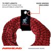 Airhead Trick Handle Wakeboard Rope, 4 Sections, 75-Feet, Red