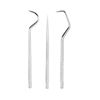 7PC Portable Titanium Toothpicks Set,Reusable Metal Floss Kit Box Travel Camping