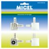 Micel 92184 Kit de mosquitera Fly Screen Set, White