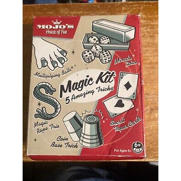 Mojo's House Of Fun Magic Kit ... 5 Amazing Tricks T17