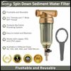 Water Pre-Filter System/Whole House Spin Down Sediment Water Filter - 50 Micron