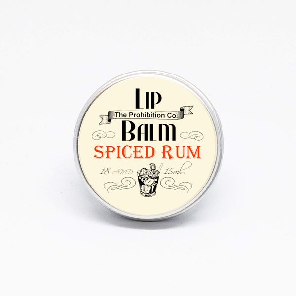 Spiced Rum Lip Balm, Vegan friendly 15ml Tin