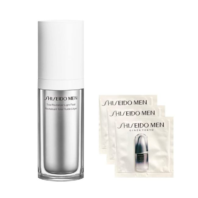 Shiseido Men Total R Light Fluide N Set with Sample Lotion