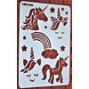 HONGBE Unicorn Wall Stencil No 30