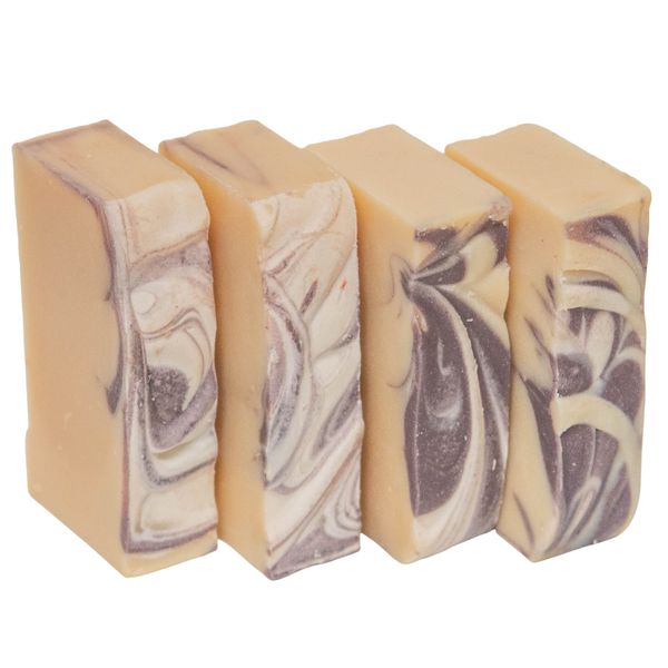 Goat Milk Stuff Goat Milk Soap - BLACK RASPBERRY | Made with Farm-Fresh Goat Milk, Goat Milk Soap for Face - Leaves Skin feeling Renewed and Natural - Handmade (Box of 4)