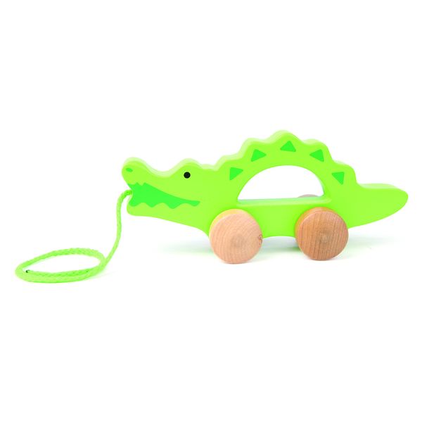Hape E0907 Push & Pull - Crocodile Toy
