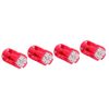 Richer-R 4AAA to C Size Parallel Battery Converter Adapter Holder Cases Box Red (4pcs)