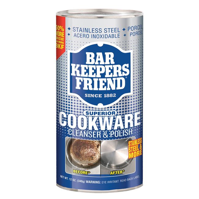 Bar Keepers Friend Superior Cookware Cleanser & Polish | 12-Ounces | 1-Unit