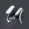 Chrome Motorcycle Mini Oval Mirrors For Harley Davidson Sportster Dyna Softail