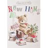 Congratulations Good Luck in Your New Home Card - Cute Bear Packing Boxes