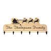 Christmas Stocking Holder - Personalized Handmade Solid Wood for Mantle or Wall-Mount