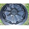 Stepping stone wall medallion mold concrete plaster plastic mould 15.5" x  1.5"