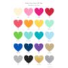 Andaz Press Heart Gift Tags, Solid, Blank, Fuchsia, 30-Pack