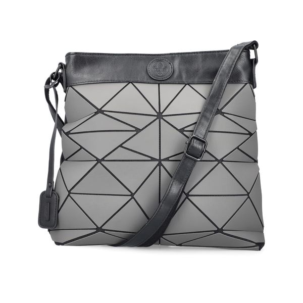 Rieker Women's H1316 Shoulder Bag, Gray, S