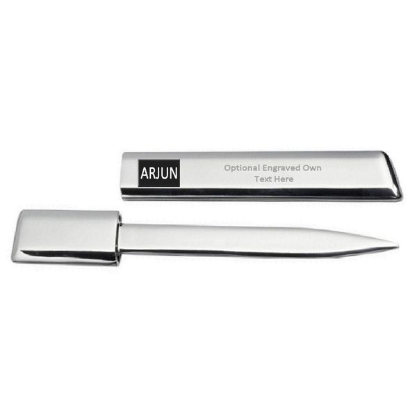 Engraved Letter Opener Optional Text Printed Name - Arjun