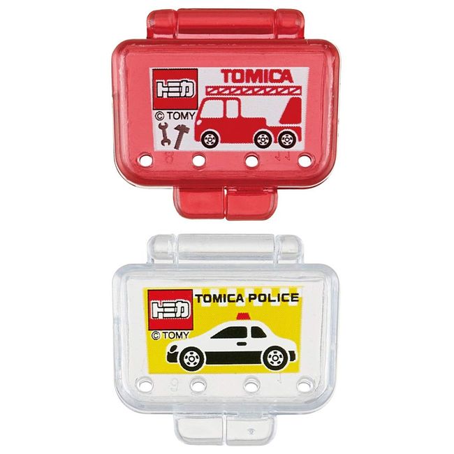 Skater Tomica TBSA1N Toothbrush Cap, Set of 2, Size: 1.0 x 0.9 x 0.53 inches (2.56 x 2.41 x 1.35 cm), Car-A