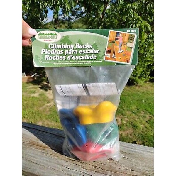 NEW Timber Bilt Plastic Climbing Rocks Kit Holds Hardware Play Swingset TB1519