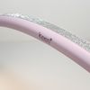 Half Moon Luna Manicure Nail Table Lamp LED Light, Pink Rhinestone