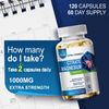 Magnesium Citrate Capsules 1000mg Per Serving -Highest Potency Capsules 120Pills