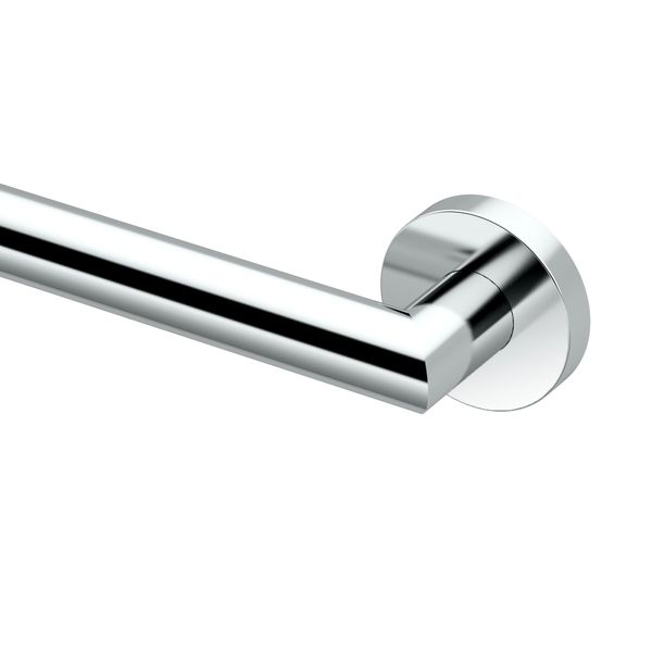 Gatco 962 Glam 18" Grab Bar, Chrome/ADA Compliant Stainless Steel Safety Grab Bar for Bathroom