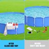 Hanging Cup Holder Organizer Swimming Poolside Storage Basket 2 PACK Universal