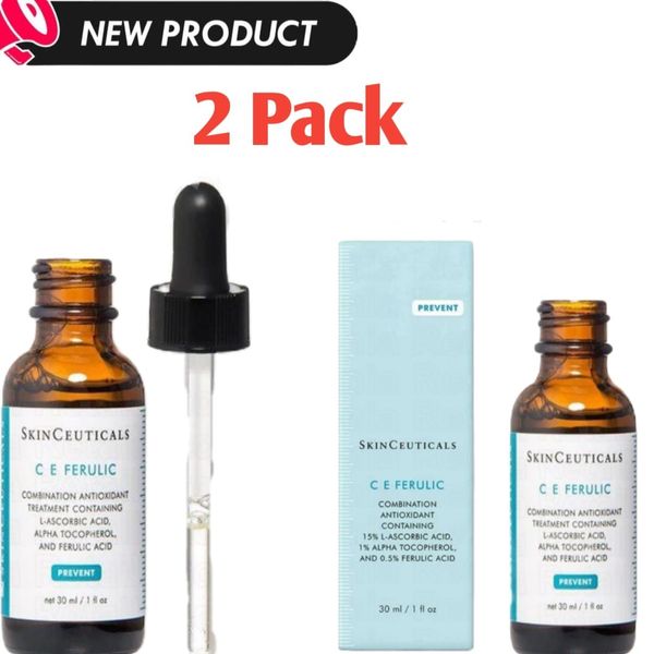 SkinCeuticals C E Ferulic - Advanced Antioxidant Serum with Vitamin ,(2 pack)
