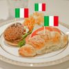 mflagperft Italy Flag Italian Small Toothpick Mini Stick Flags Decorations (100 pcs)