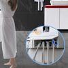 RUN Home Household Toothbrush Sterilizer Rechargeable Wall Mount UV-C, White