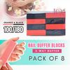 Dixon Buffer 3 Way Block PACK OF 8 - Orange Black 100/180